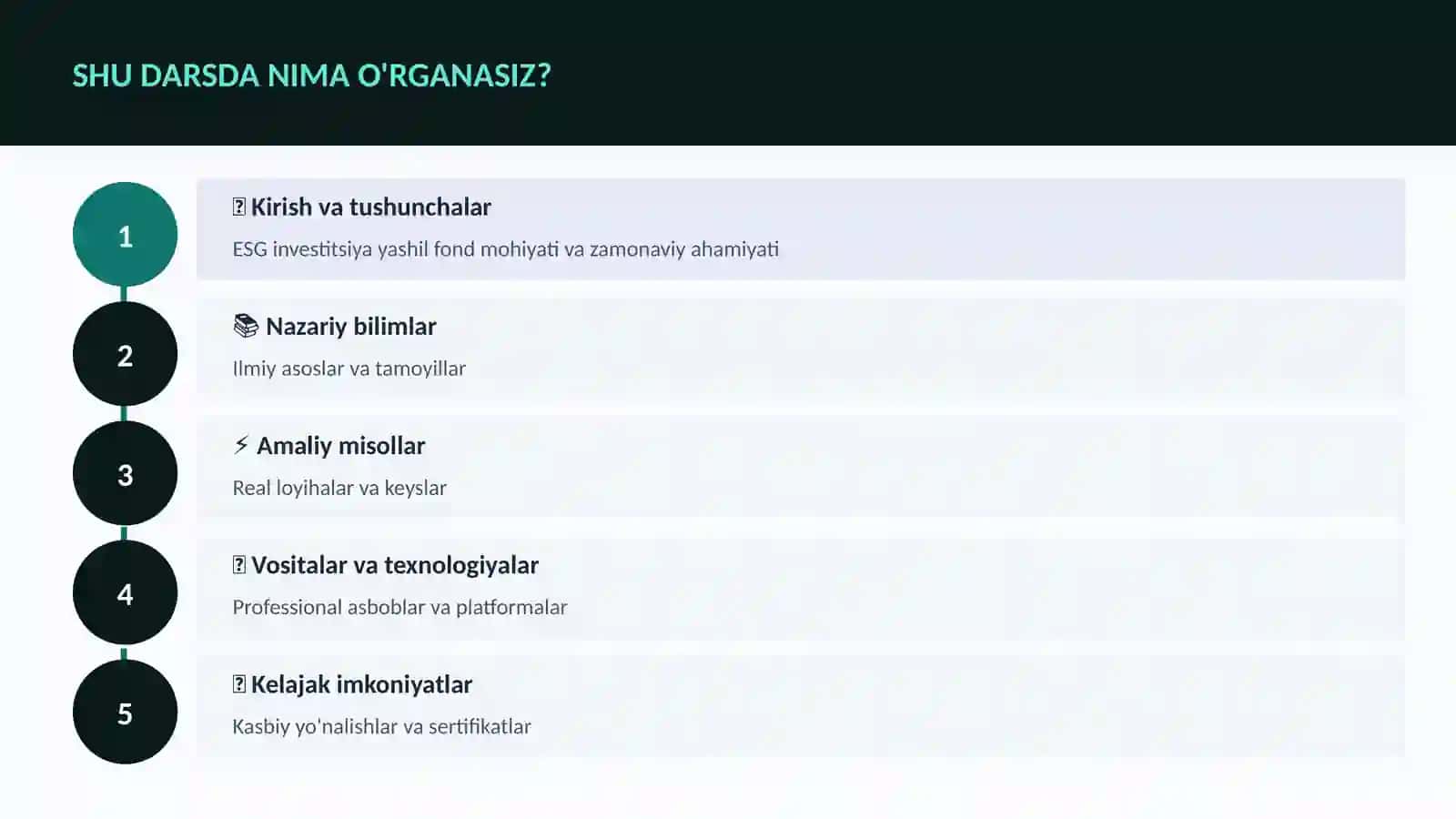 ESG investitsiya yashil fond 4