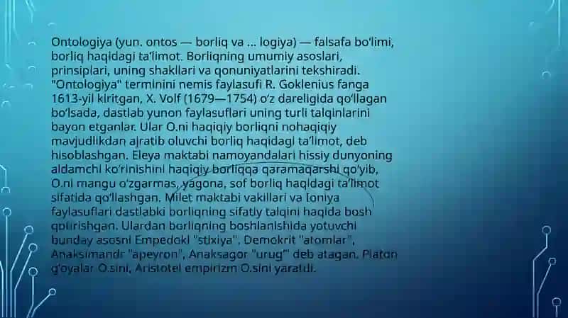 Noklassikontologiyaning yo'nalishlari va mohiyati 4
