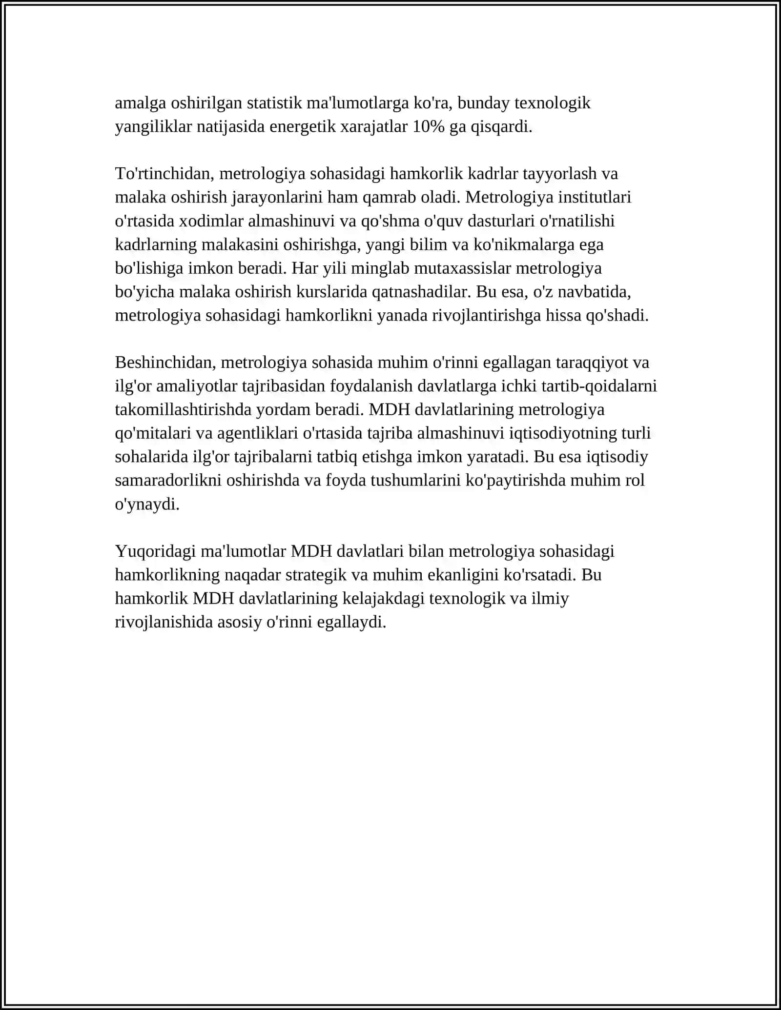 MUSTAQIL DAVLATLAR HAM DOʻSTLIGI DAVLATLARI BILAN MEYROLOGIYA SOHASIDAGI ALOQALAR 4
