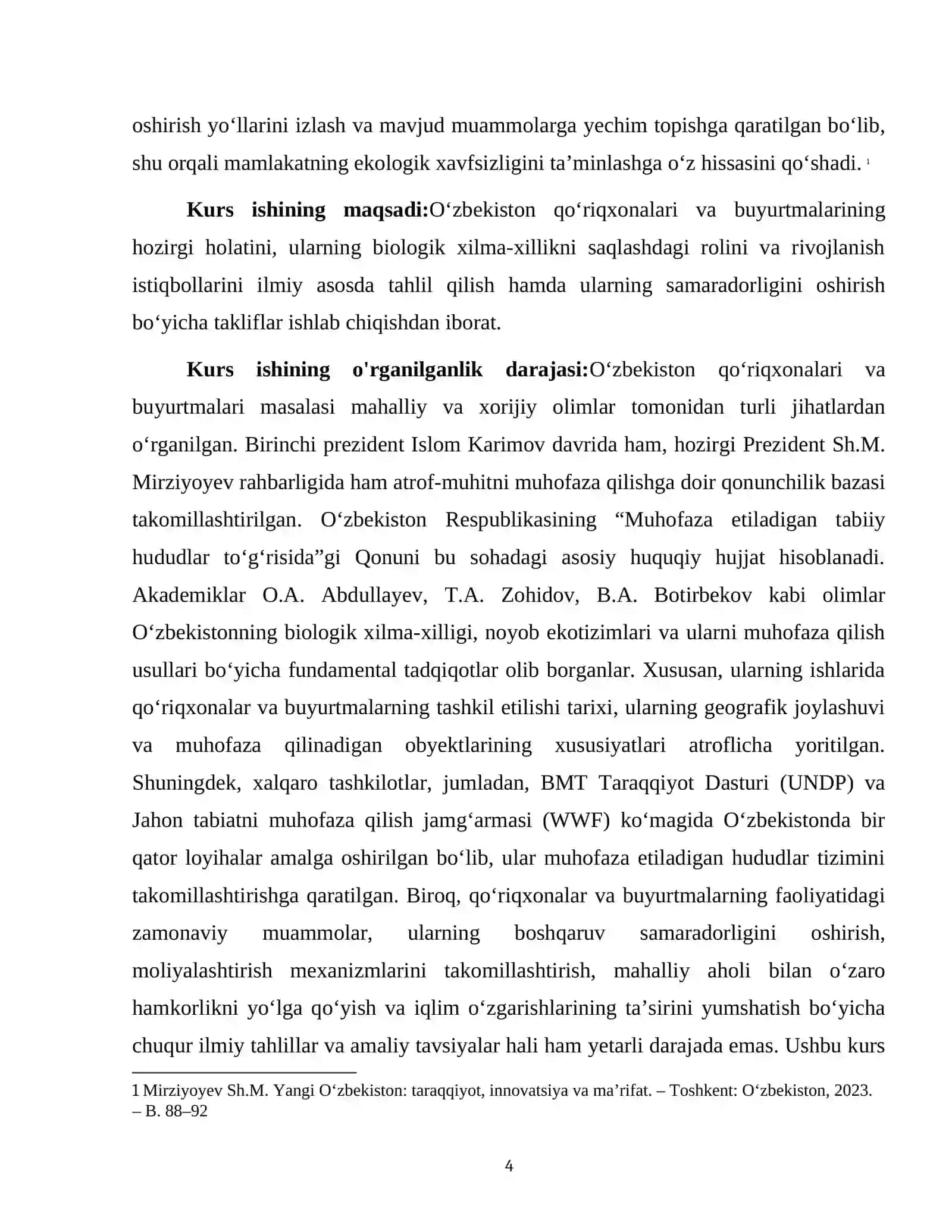 O'ZBEKISTON QOʻRIQXONALARI VA BUYURTMALARI 4