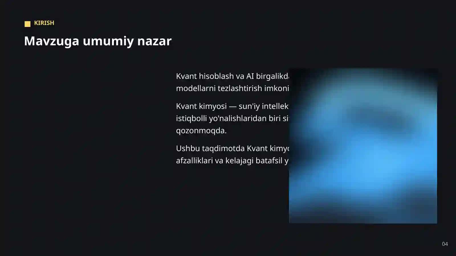 KVANT HISOBLASH VA AI 4