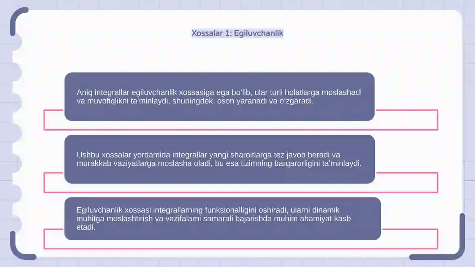 Aniq integrallarning xossalari 4