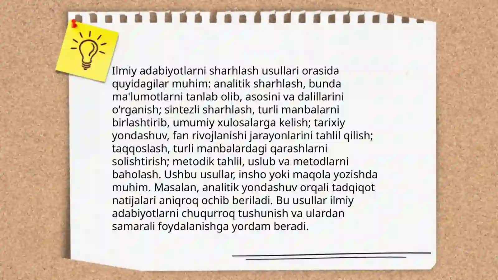 Ilmiy matnlarni tahlil qilish va sharhlash 4