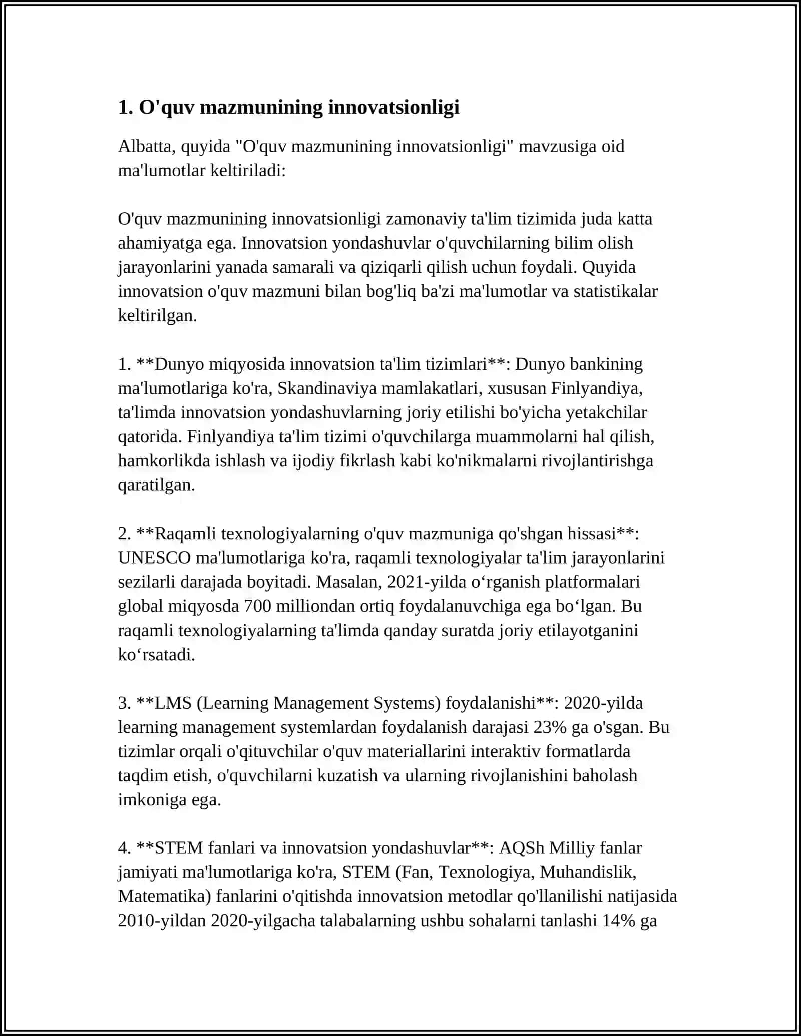 ZAMONAVIY MAKTAB DARSLIKLARIGA QÕYILGAN TALABLAR 4