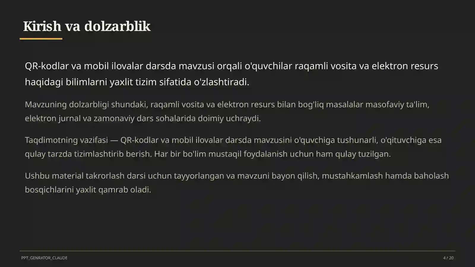 QR-kodlar va mobil ilovalar darsda 4