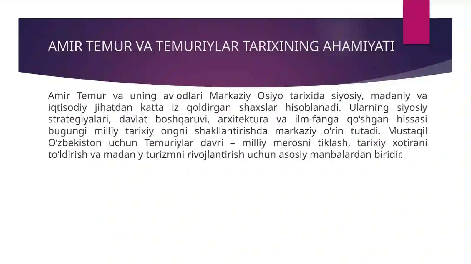 Mustaqillik yillarida Amir Temur va Temuriylar davri tarixining tadqiq etilishi 4