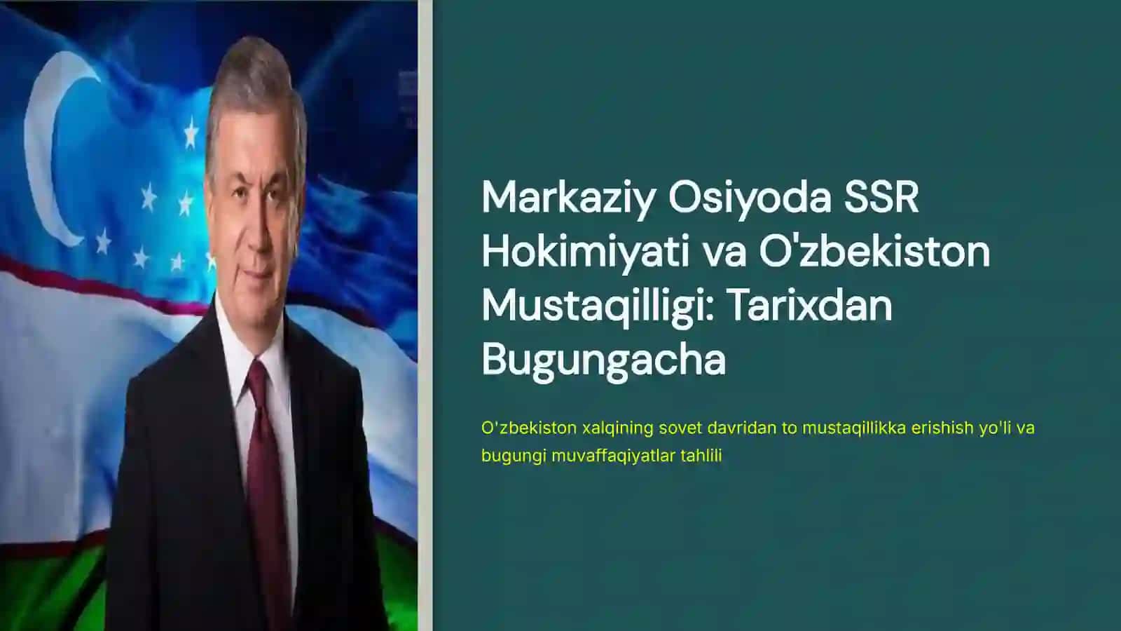MARKAZIY OSIYODA SSR HOKIMIYATI 4