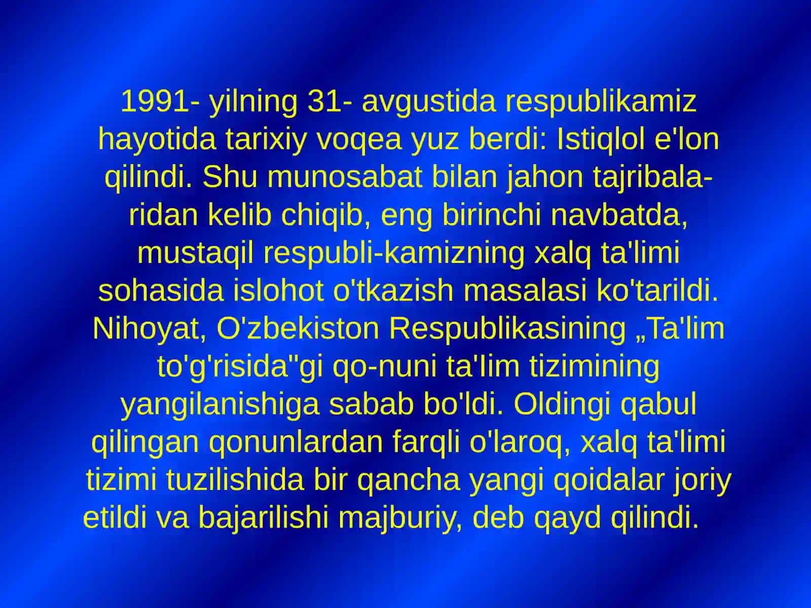 Xalqta'limi Tizimi Respublikamiz Ijtimoiy-Iqtisodiy va Madaniy Rivojlantirishda Ustuvor Soha 4