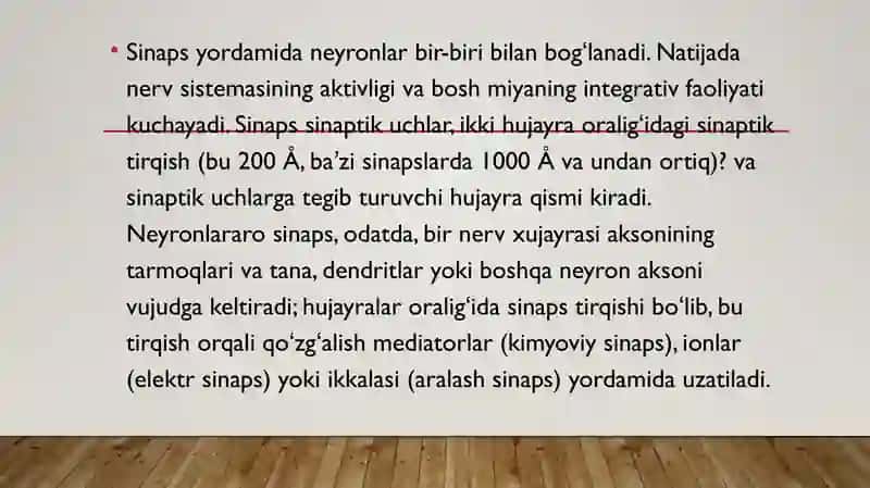 Nerv sistema aktivligi 4