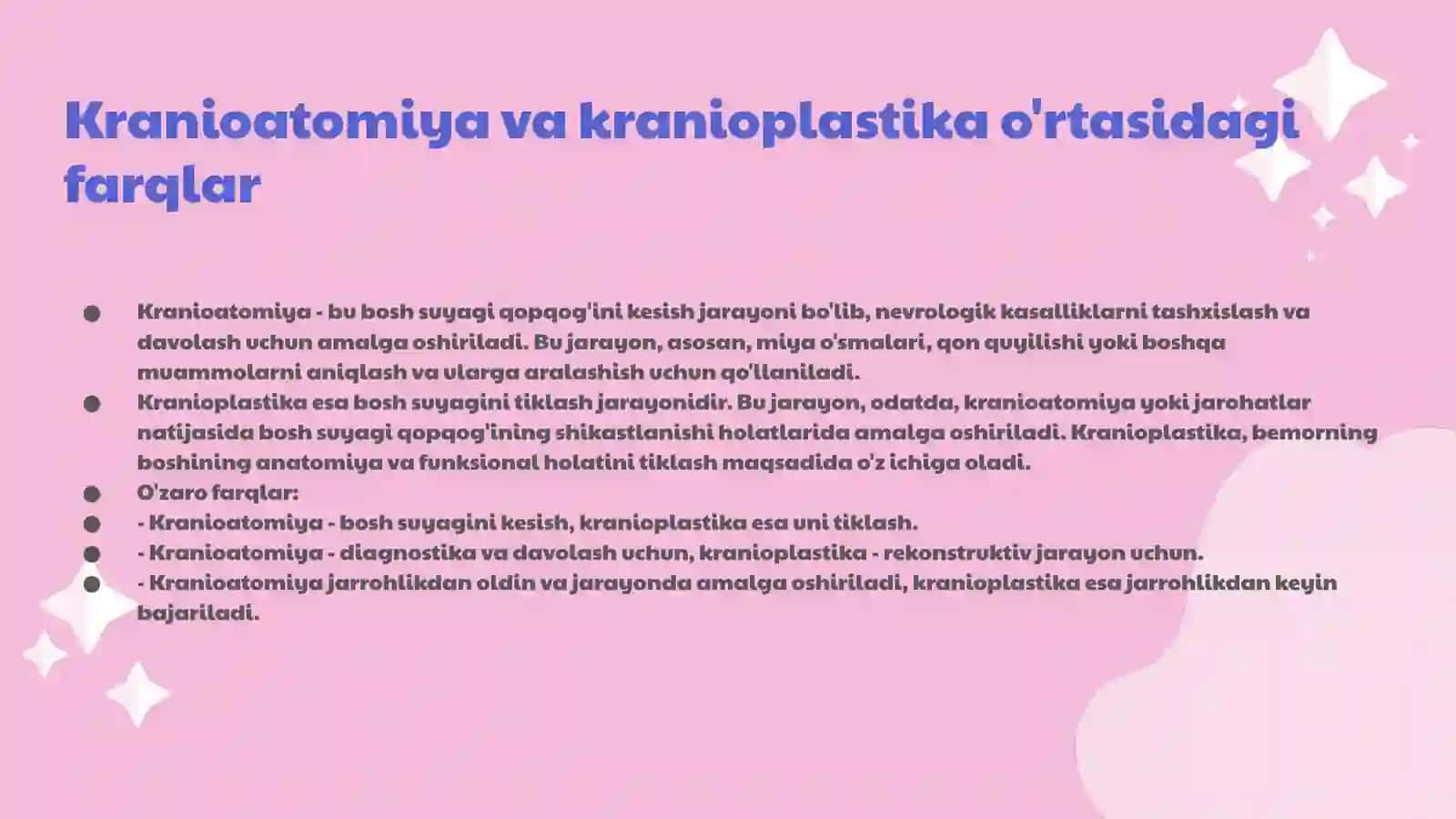 Neyroxirurgiyada qoʻl kiritilgan yutuqlar 4