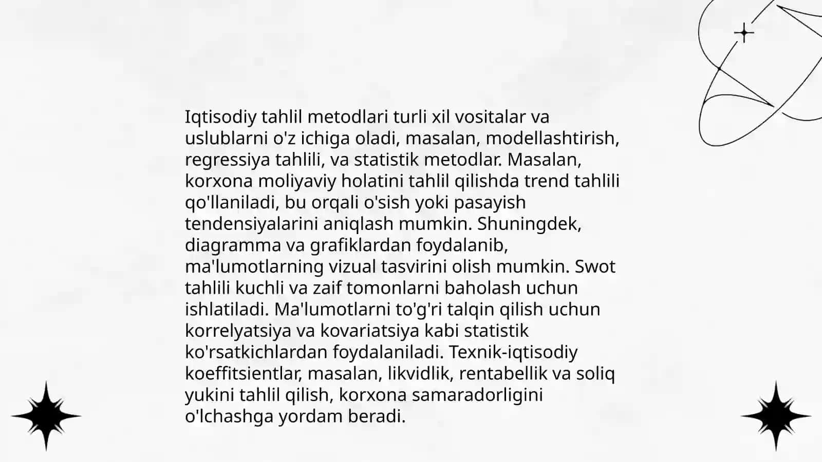 Iqtisodiy tahlilning o'rni 4