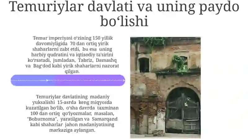 Temuriylar davlati 4