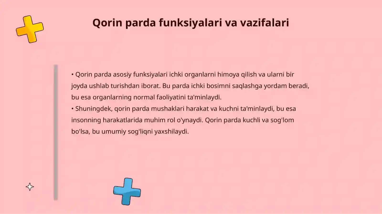 Qorin pardaning tuzulishi va uning munosabatlari 4