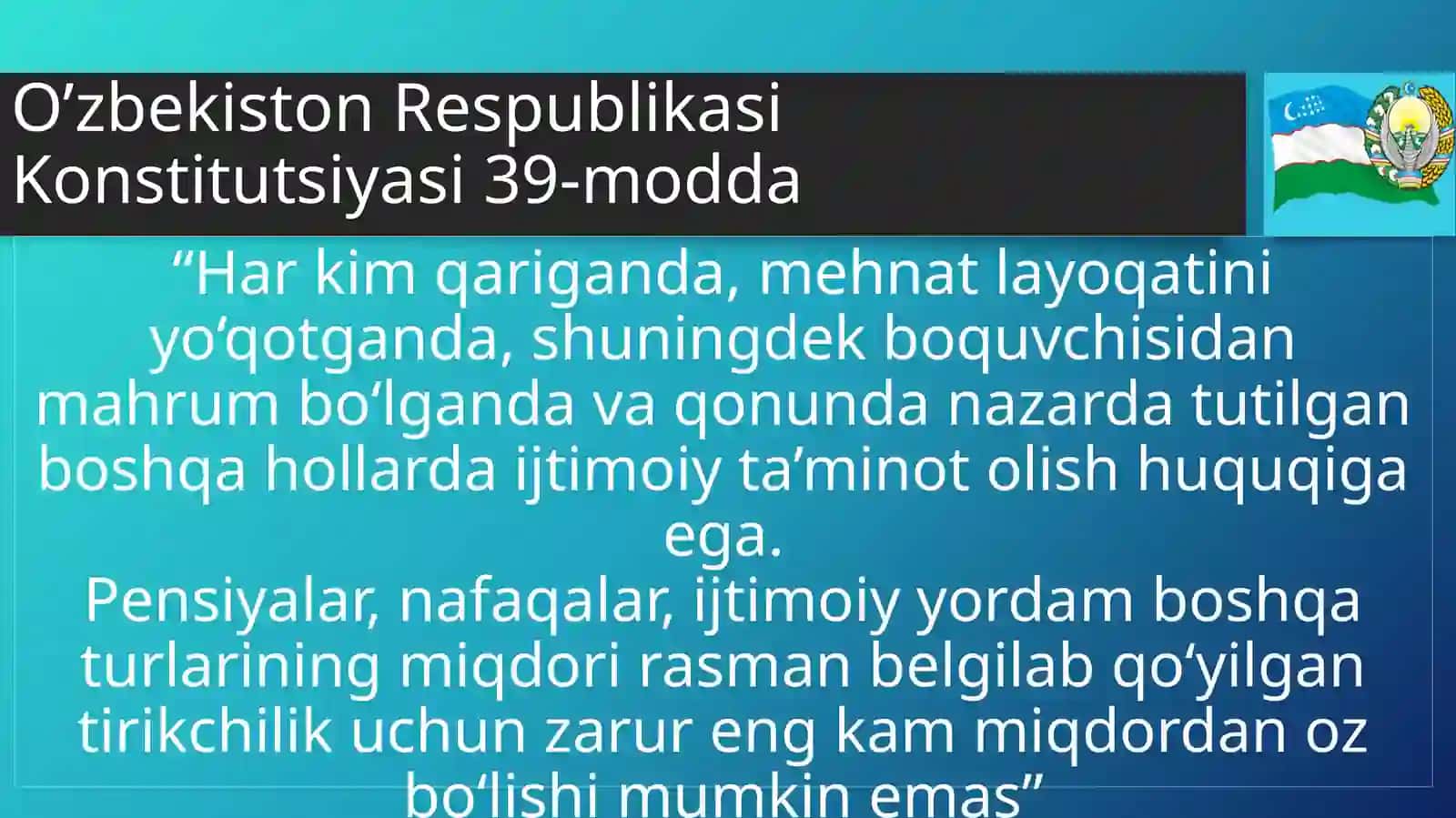 Natural holdagi ijtimoiy yordam va ulardan foydalanish huquqiga egash shaxslar 4