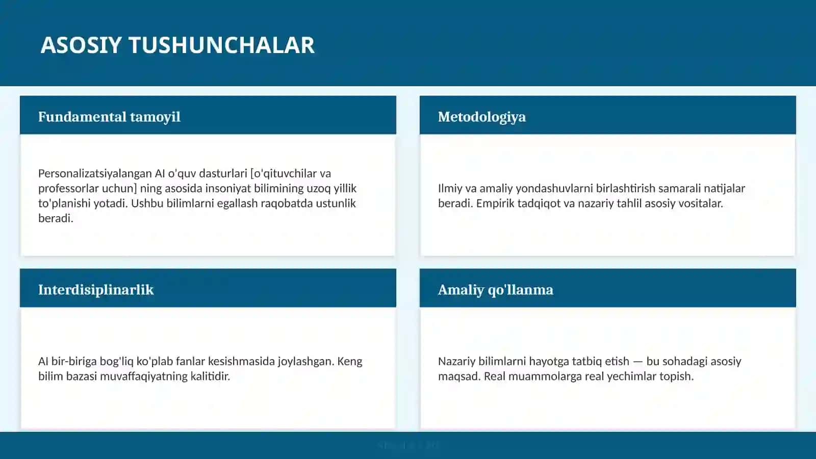 Personalizatsiyalangan AI o'quv dasturlari [o'qituvchilar va professorlar uchun] 4