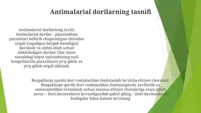 Bezgakka Qarshi Dori Vositalarini Qo'Llash Tamoyillari 4
