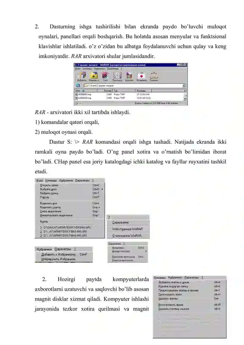 Kompyuterga xizmat qiluvchi programmalar 4