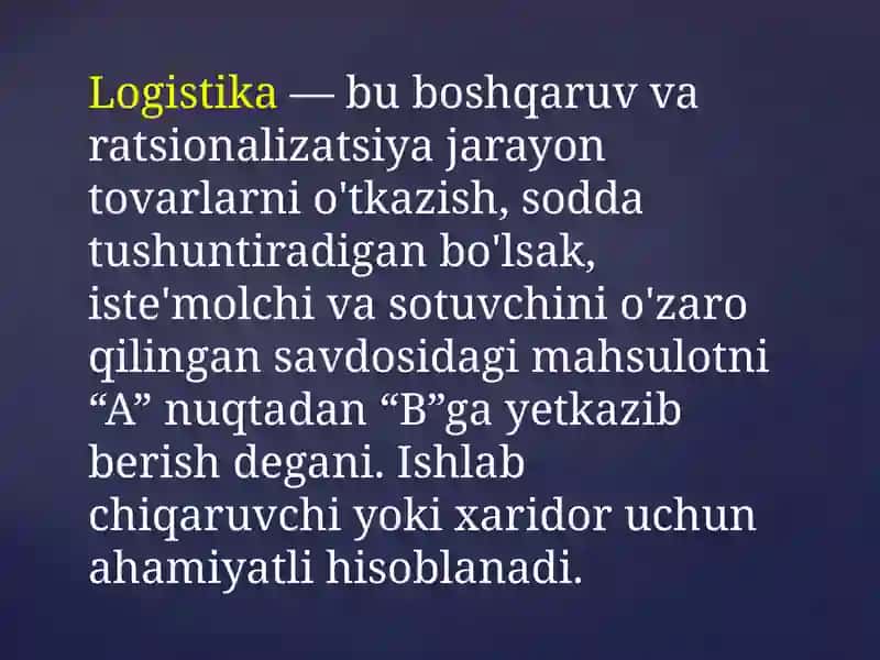 savdo logistikasining xalqaro tizimlari 4