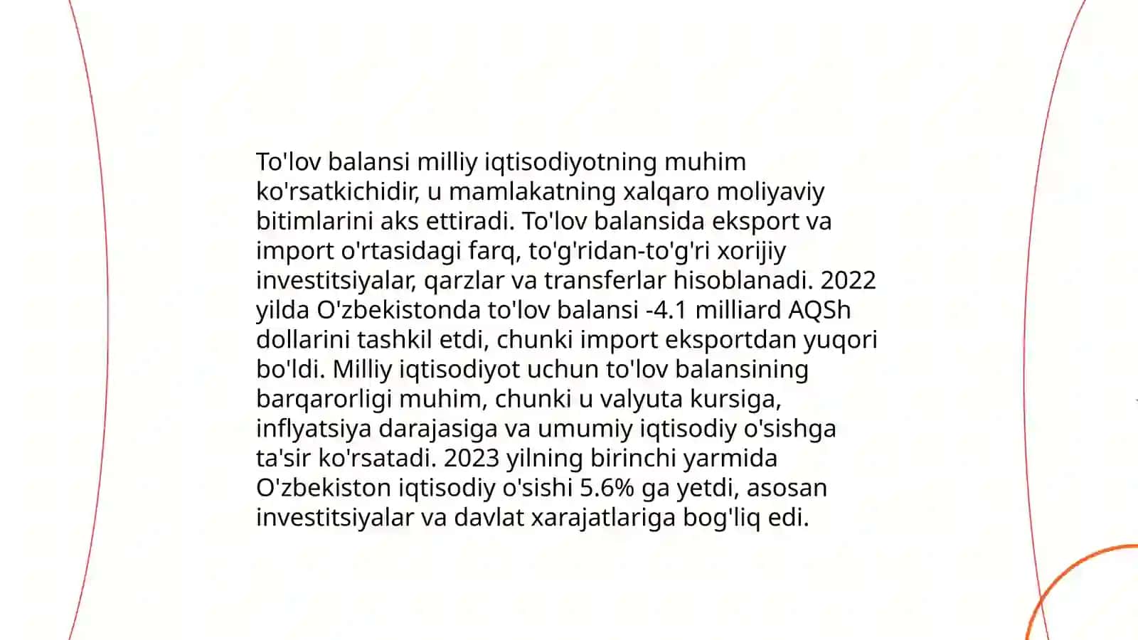 To'lov balansining mohiyati va tarkibi 4