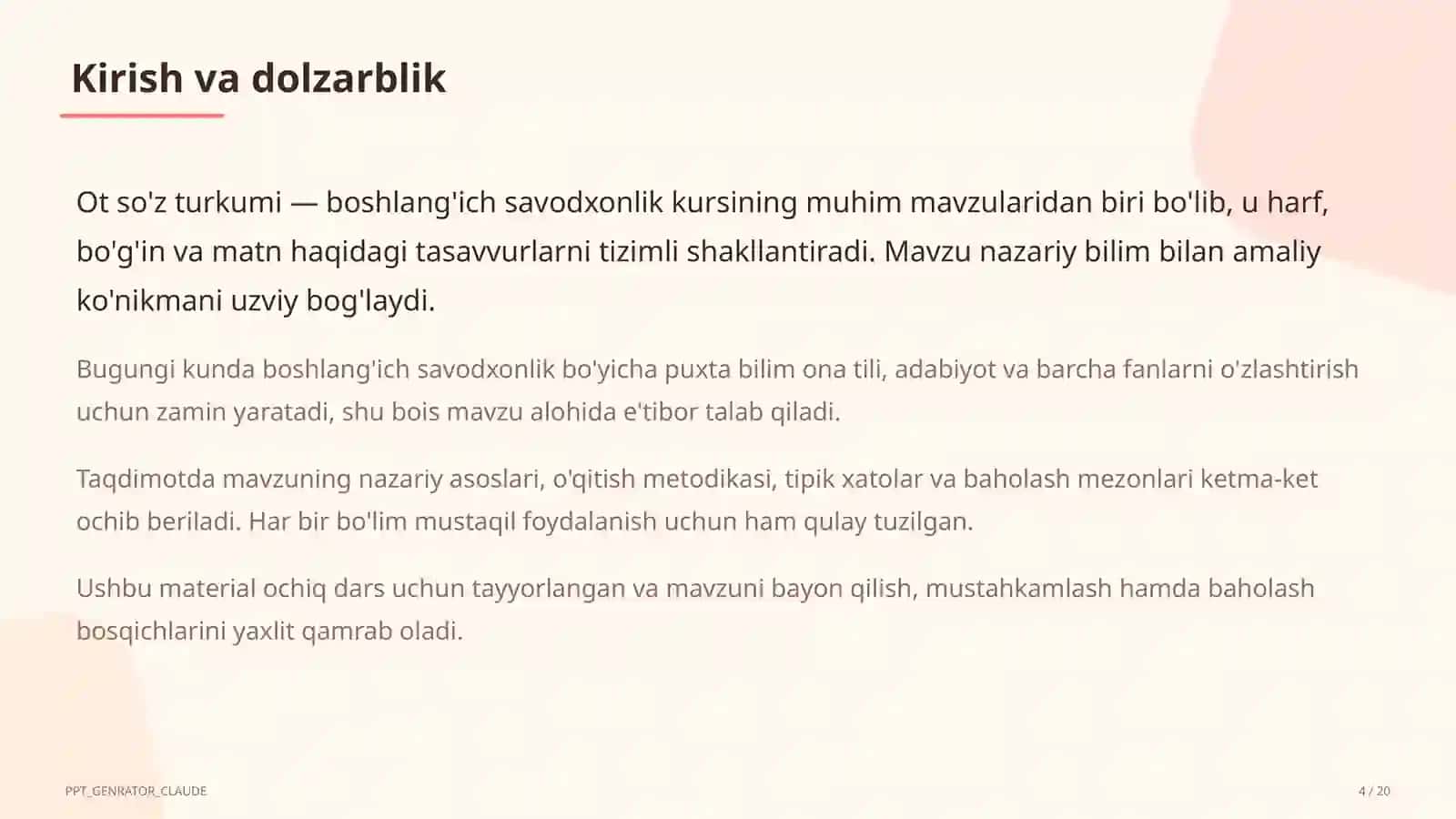 Ot so'z turkumi (3-sinf) 4