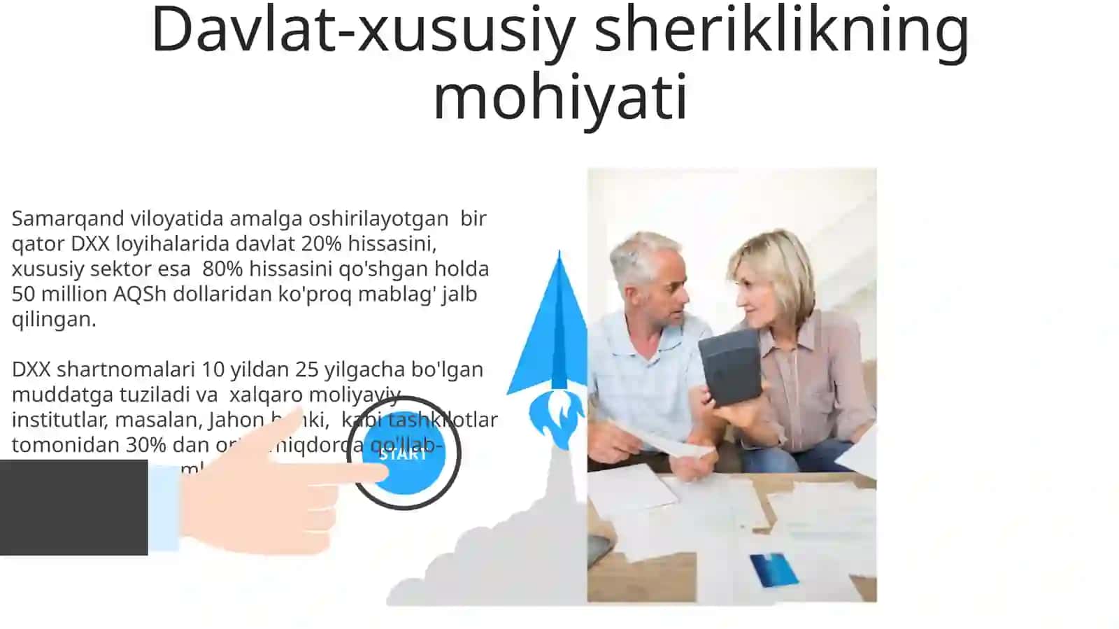 Investitsiya loyihalarini moliyalashtirishda davlat va hususiy sektor hamkorligi 4