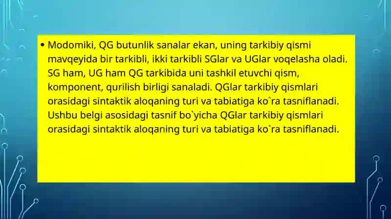 Murakkab Qo‘shma Gaplar 4