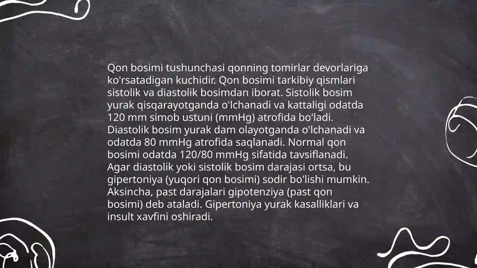 Qon bosimini o'lchashning fizik asoslari 4