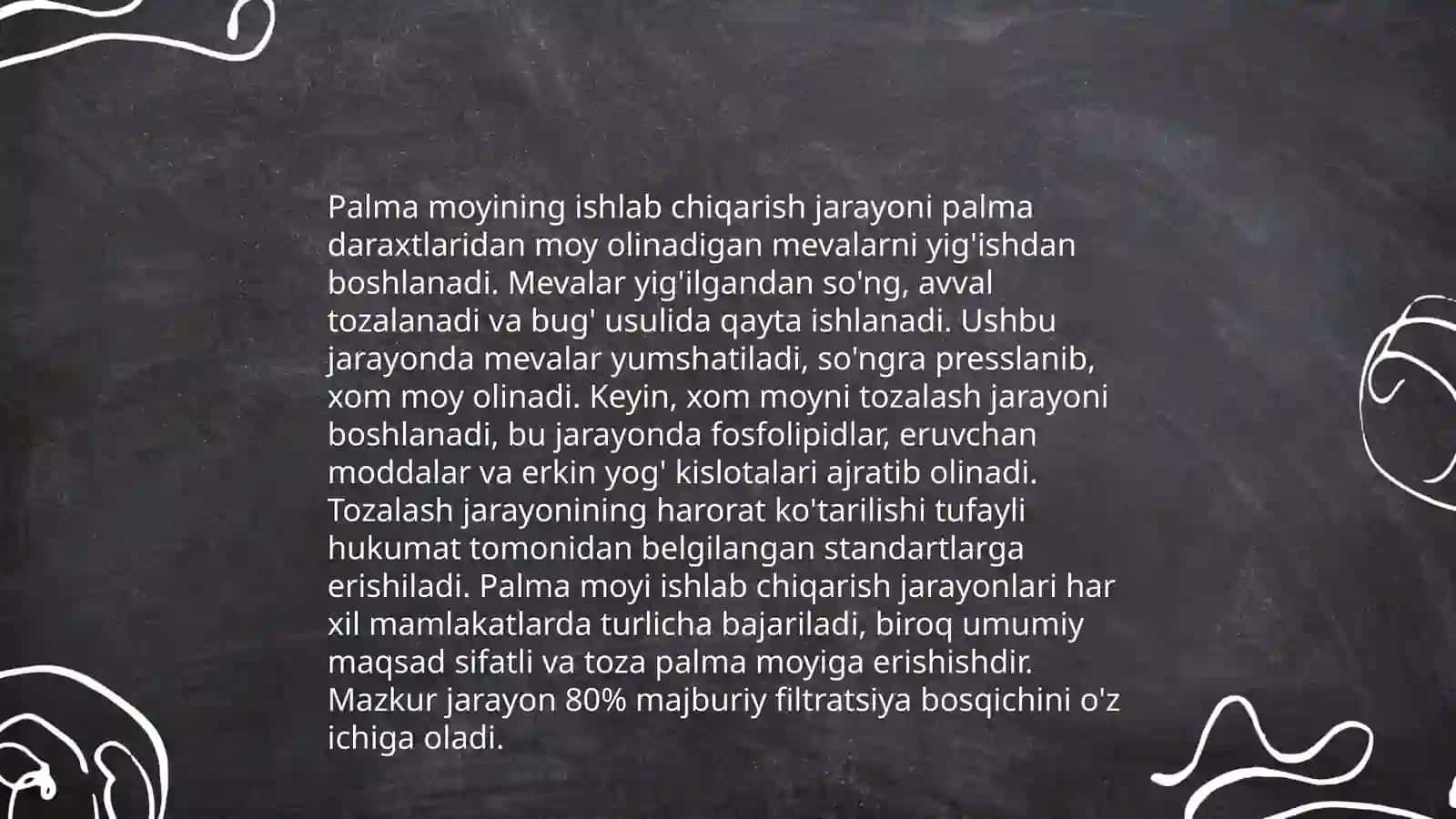 Palma moyi tavsifi va qo'llanilish sohalari 4