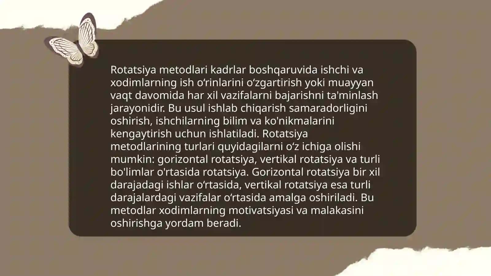 Rotatsiya metodi 4