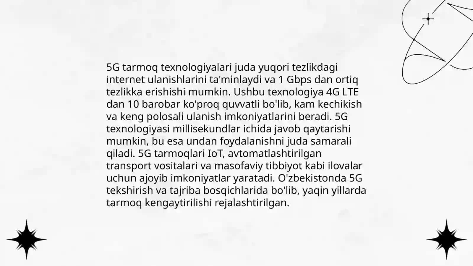 Mobil tarmoq standartlari 4