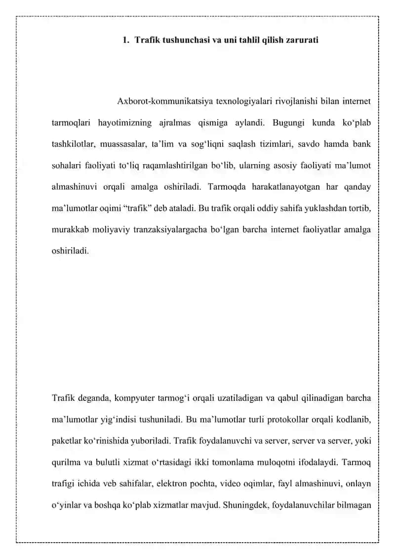 Trafikni tahlil qilish usullari. HTTP va HTTPS 4