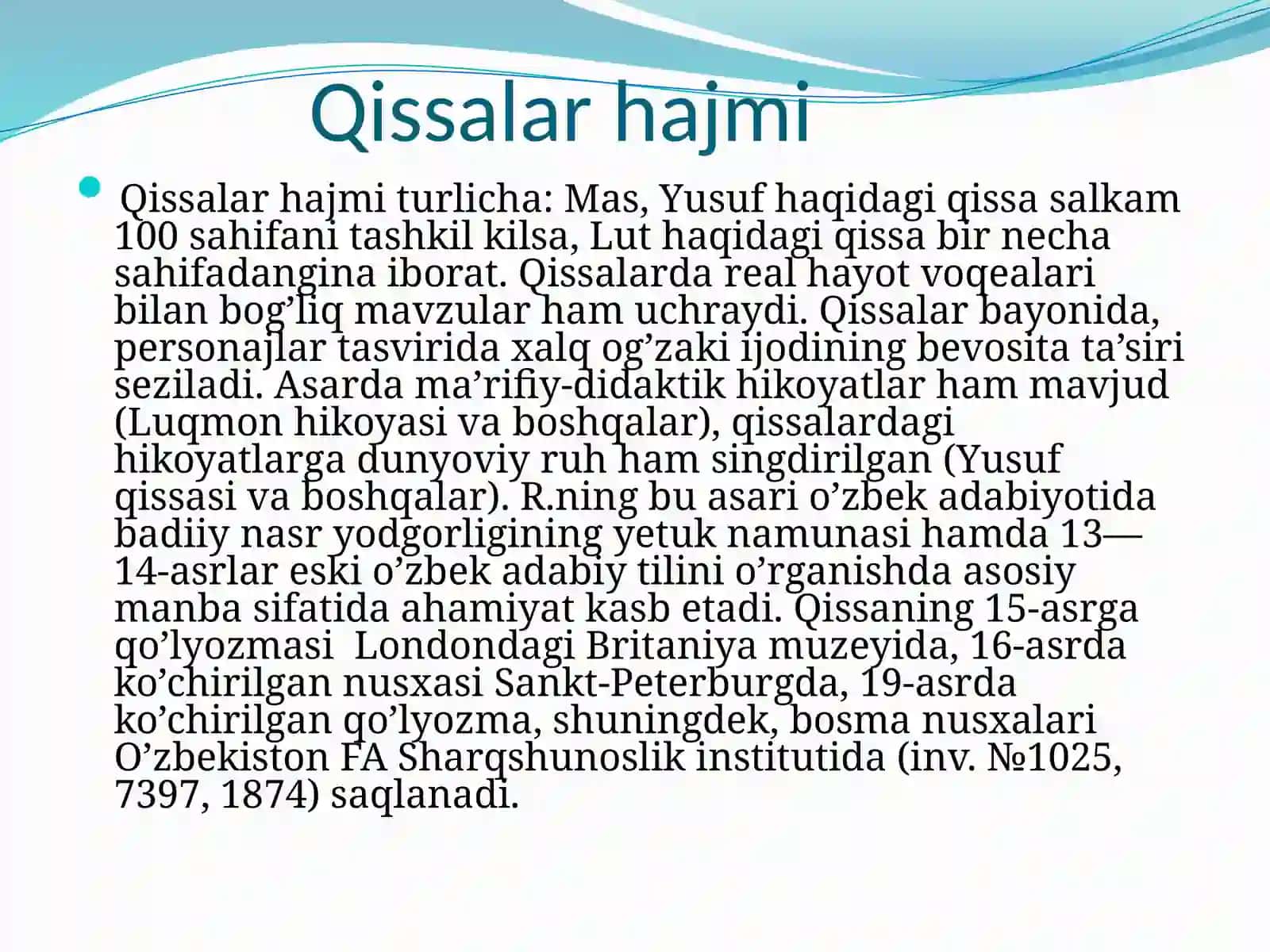 Rabg’uzi haqida 4