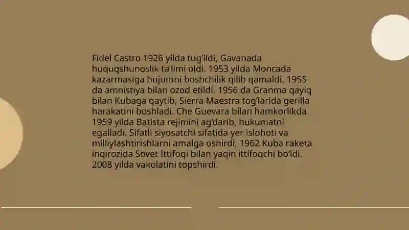 Kuba inqilobi.Karib inqirozi 4