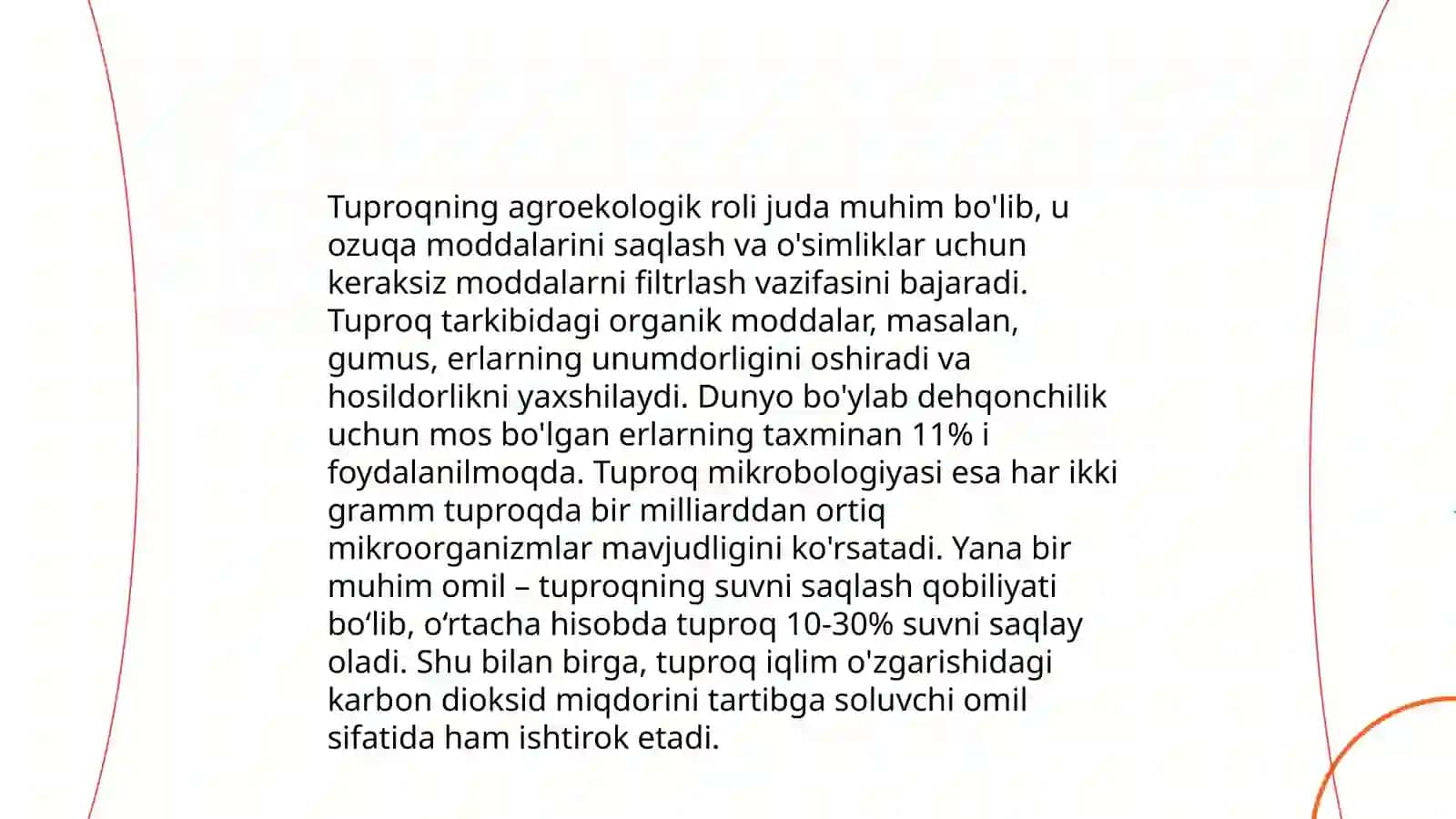 Tabiat va jamiyat hayotida tuproqning ahamiyati 4