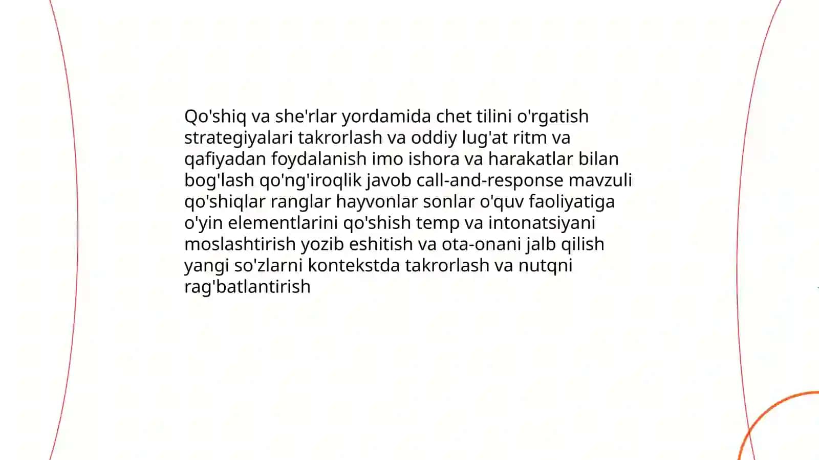 Maktabgacha yoshdagi bolalarda chet tiliga chet tiliga qiziqishni ahakillantirish usullari 4