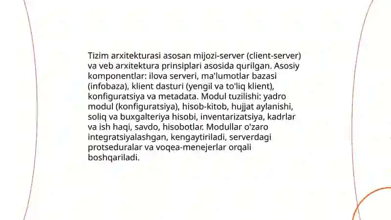 1C:buxgalteriya dasturiy mahsuloti haqida tushuncha 4