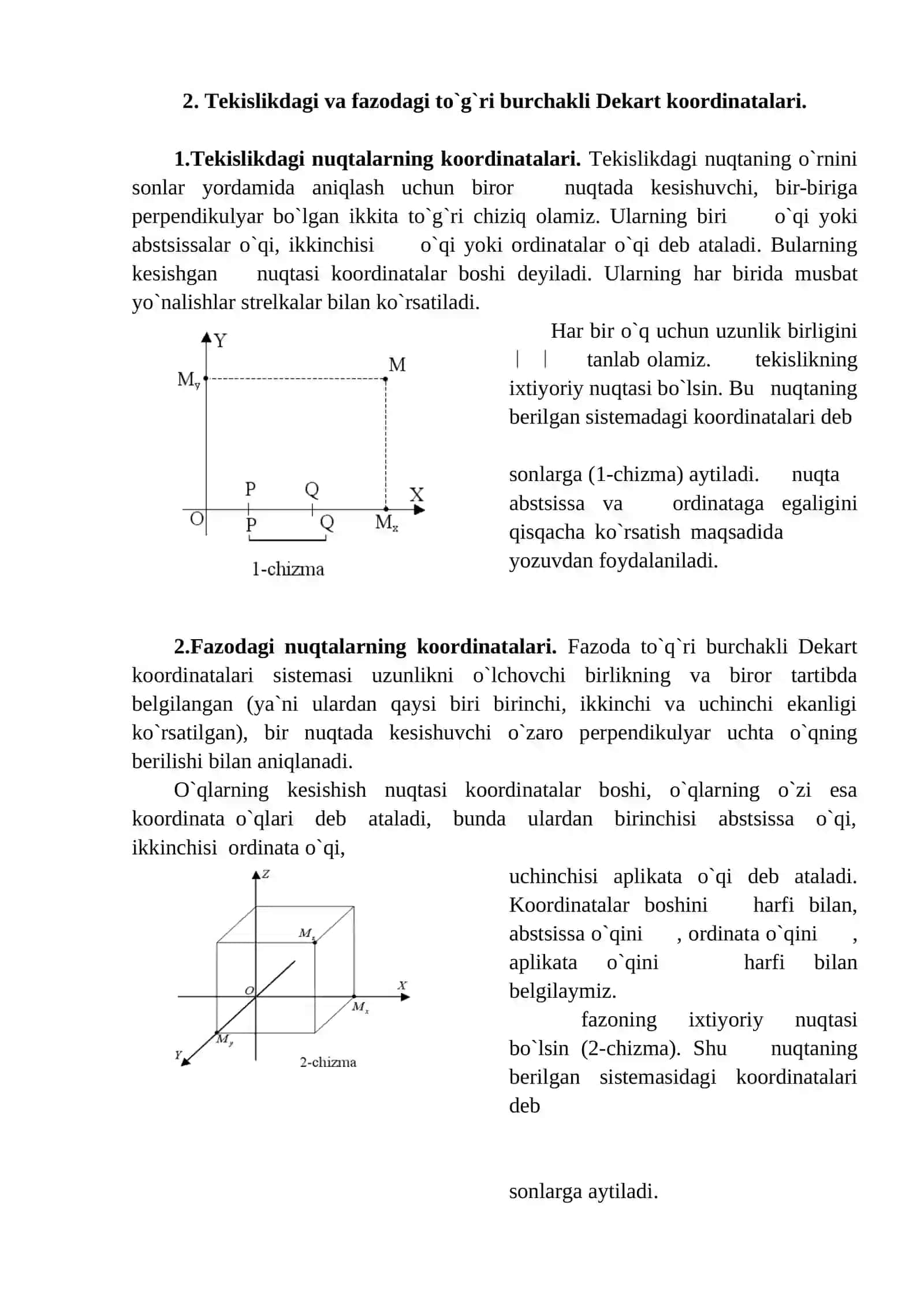 Kordinata burchagi 4