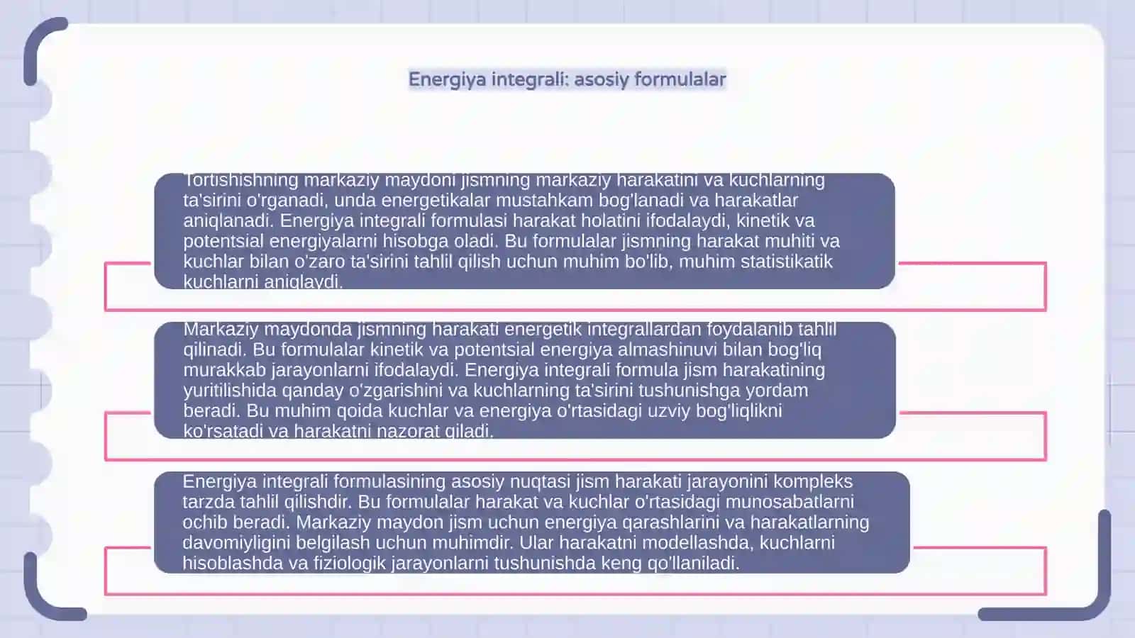 Energiya integrali formulasi 4