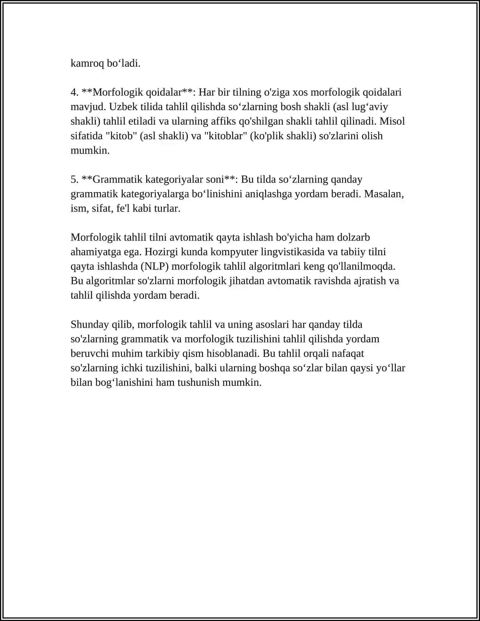 DIE GRAMMATIK DES MORPHOLOGISCHEN WORTAUFBAUS 4