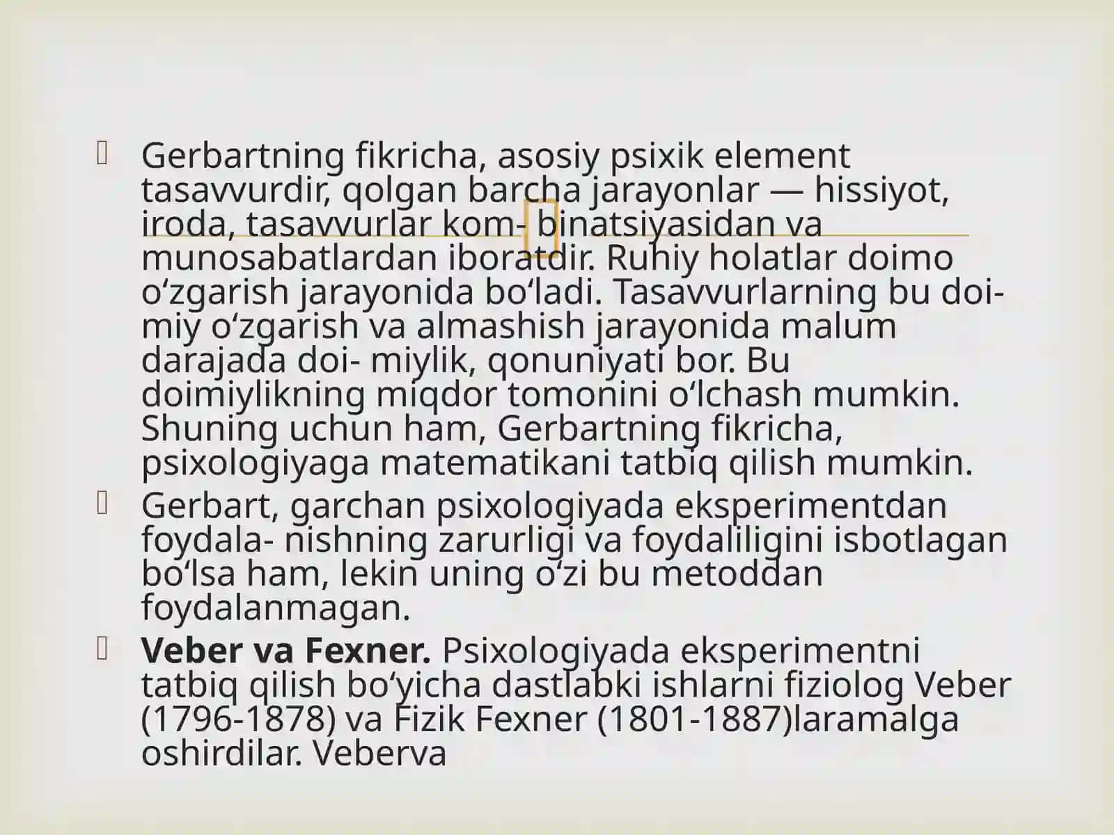 Eksperimental Psixologiyani shakllanishi 4