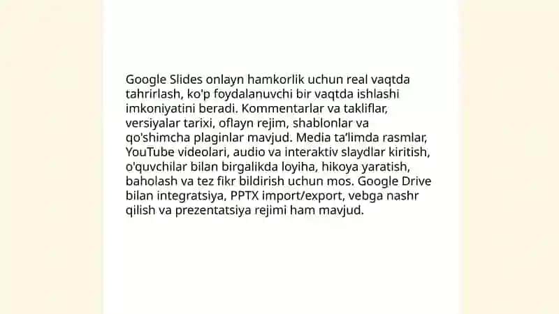 PowerPoint va uning ilgʻor funksiyalari media taʼlim prezentatsiyalari uchun 4