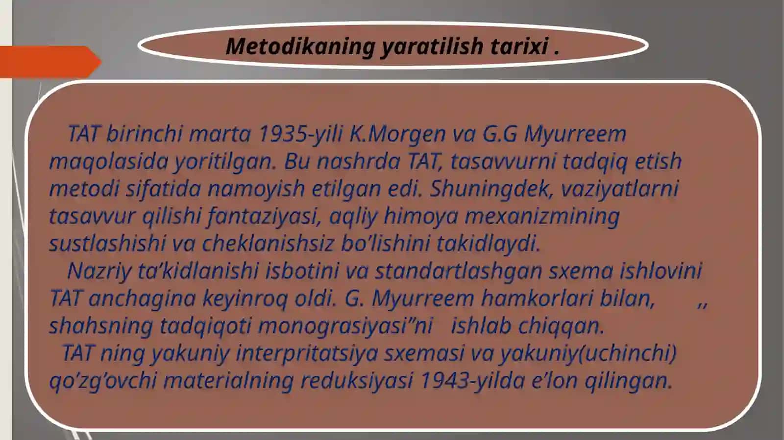 Tematik  appersepsiya testi (TAT)    metodikasi 4