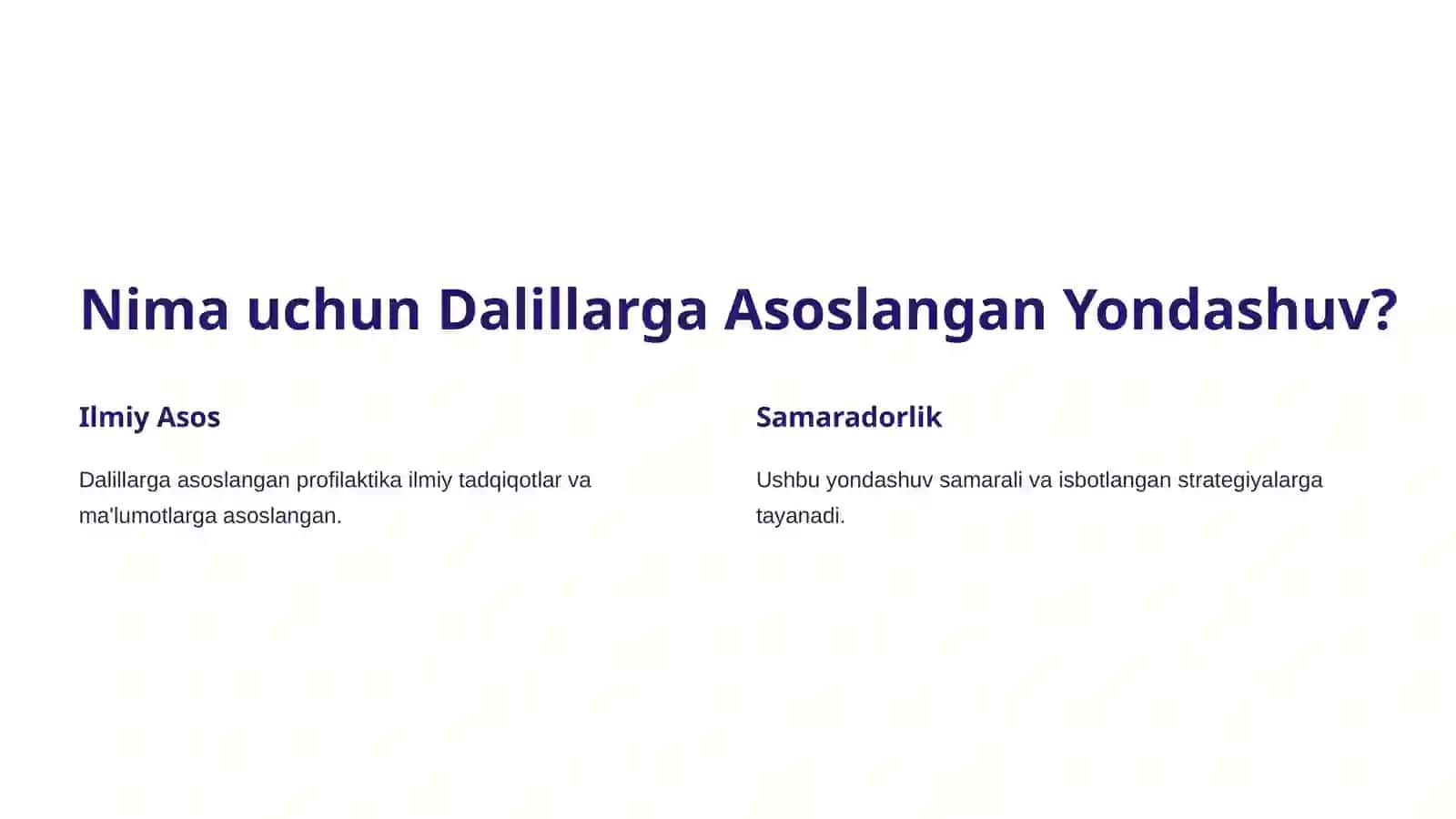 Dalillarga asoslangan psixofaol moddalar profilaktikasi 4