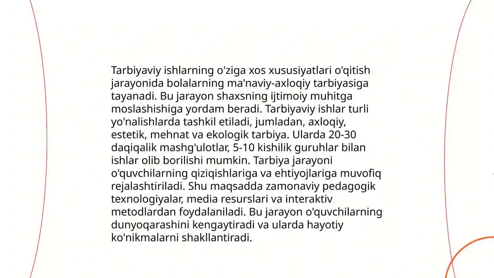 Yordamchi mehnat talimi maktabida oqish darslarining talimiy,tarbiyaviy,korreksion vazifasi 4