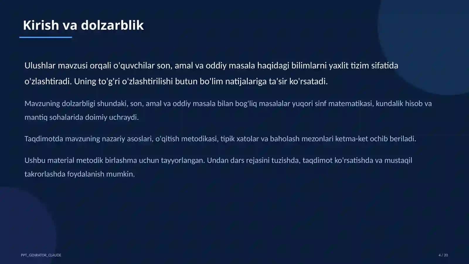 Ulushlar (3-sinf) 4