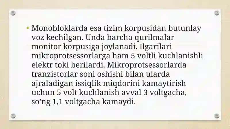 Raqamli Texnologiyalar Fanidagi Taqdimot 4