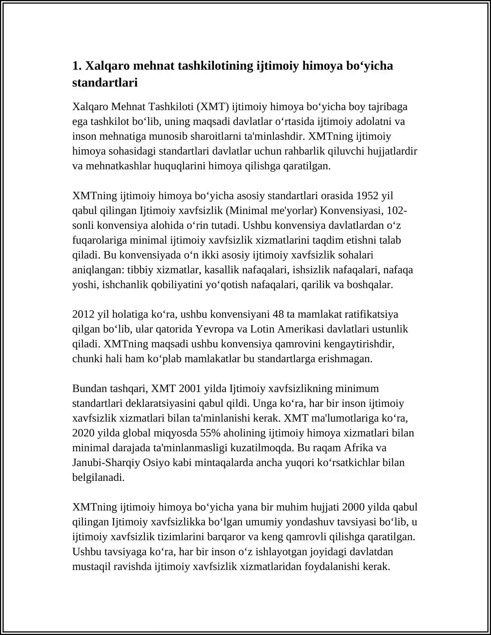 KEKSALARNI IJTIMOIY HIMOYA QILISHDA XORIJIY JAJRIBANI TAHLIL QILISH 4