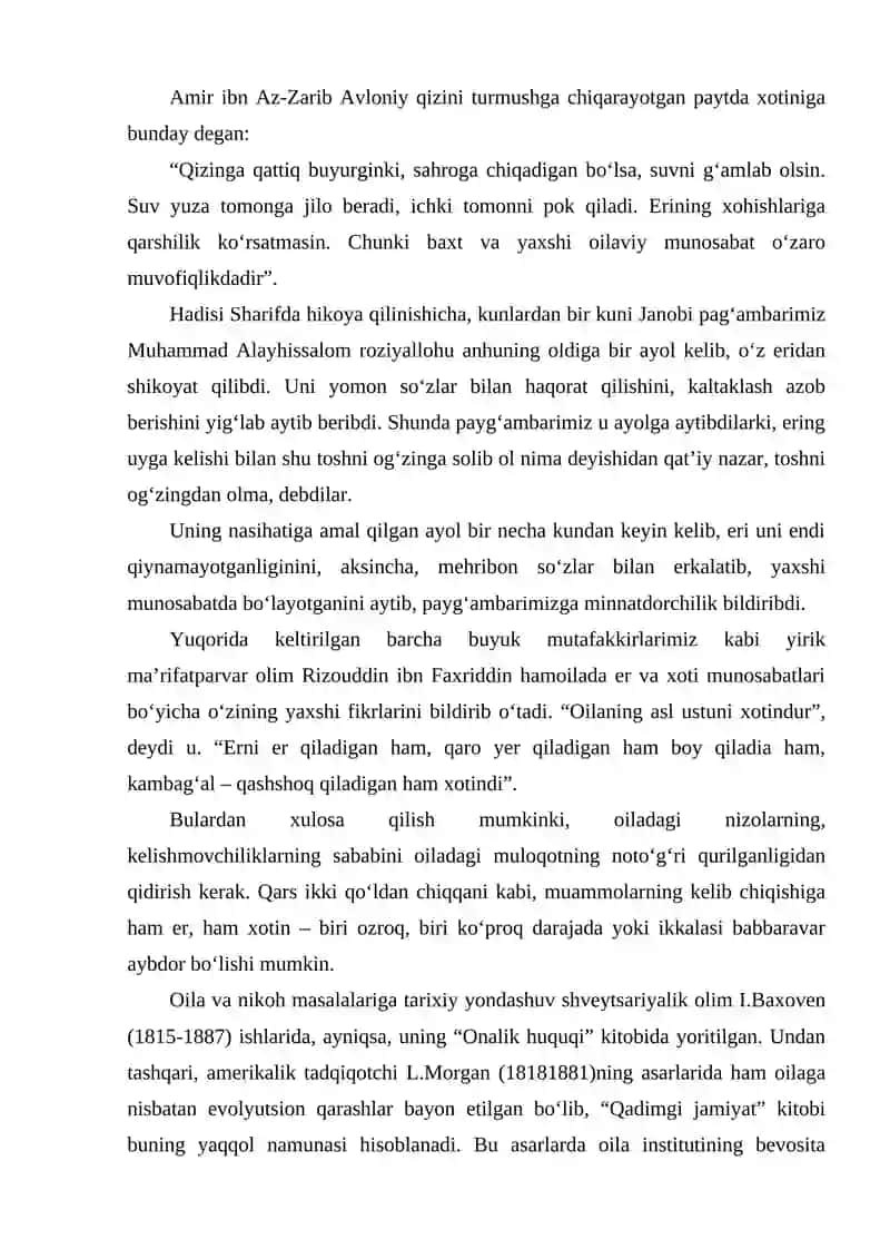 Oila psixologiyasi fanining predmeti vazifalari 4