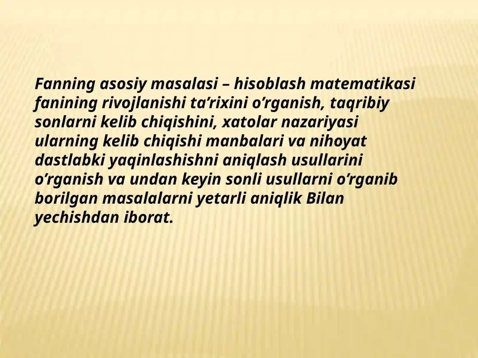 Hisoblash matematikasi 4
