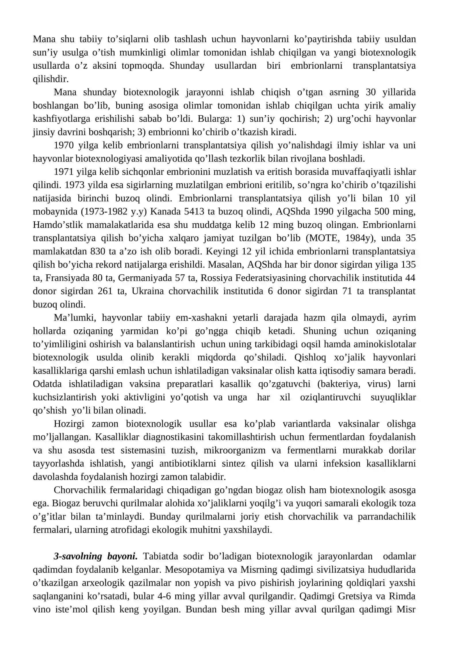 Hayvonlar biotexnologiyasi faniga kirish 4
